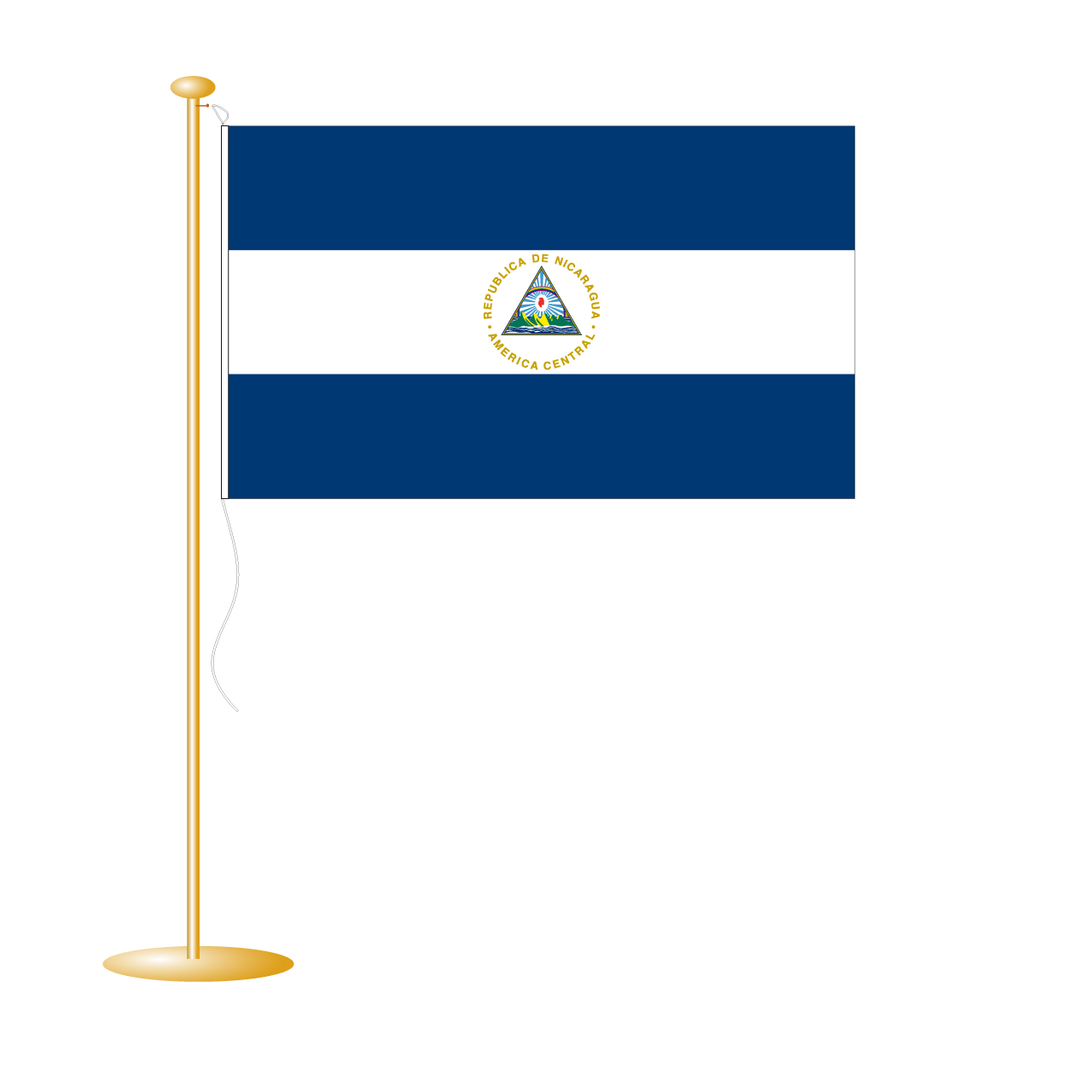 tafelvlag Nicaragua