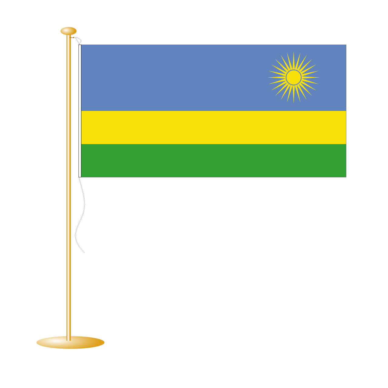 tafelvlag Rwanda