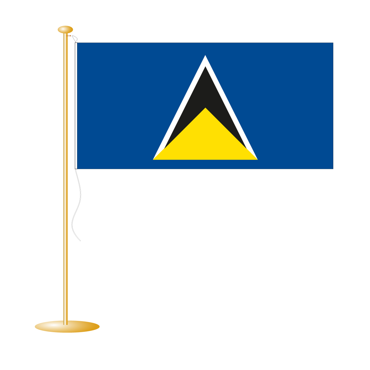 tafelvlag Saint Lucia