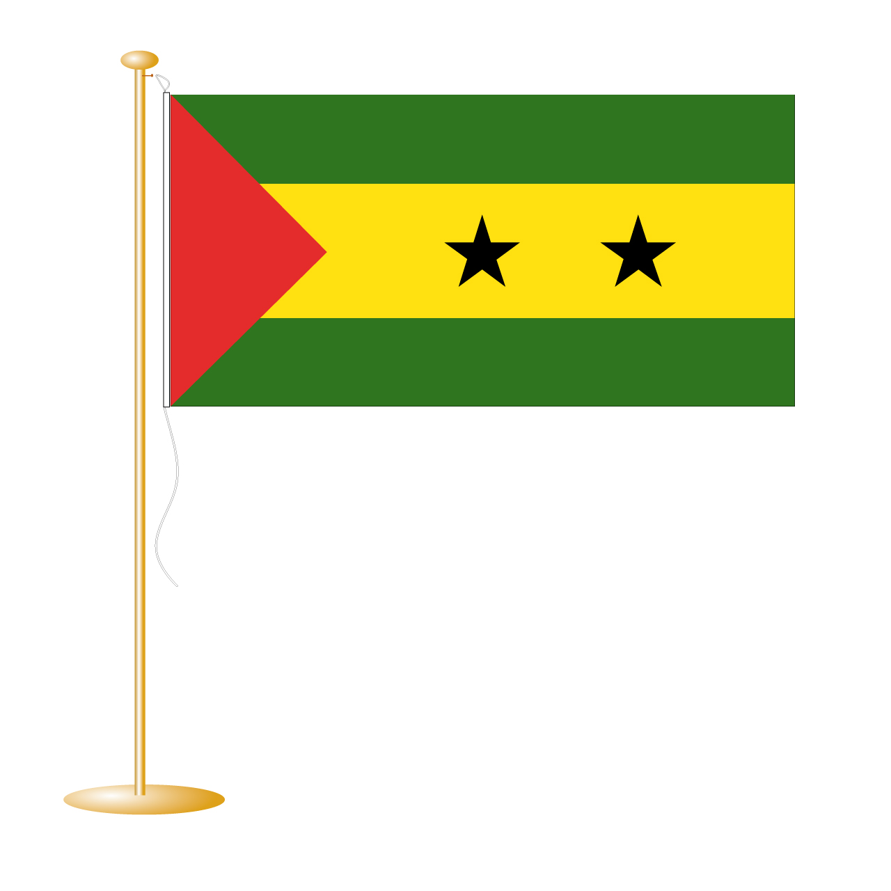 tafelvlag Sao Tome en Principe