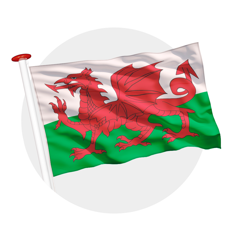 vlag Wales
