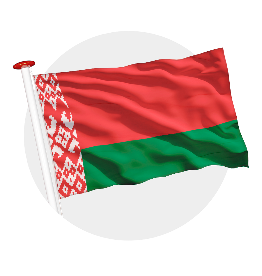vlag Wit-Rusland/ Belarus