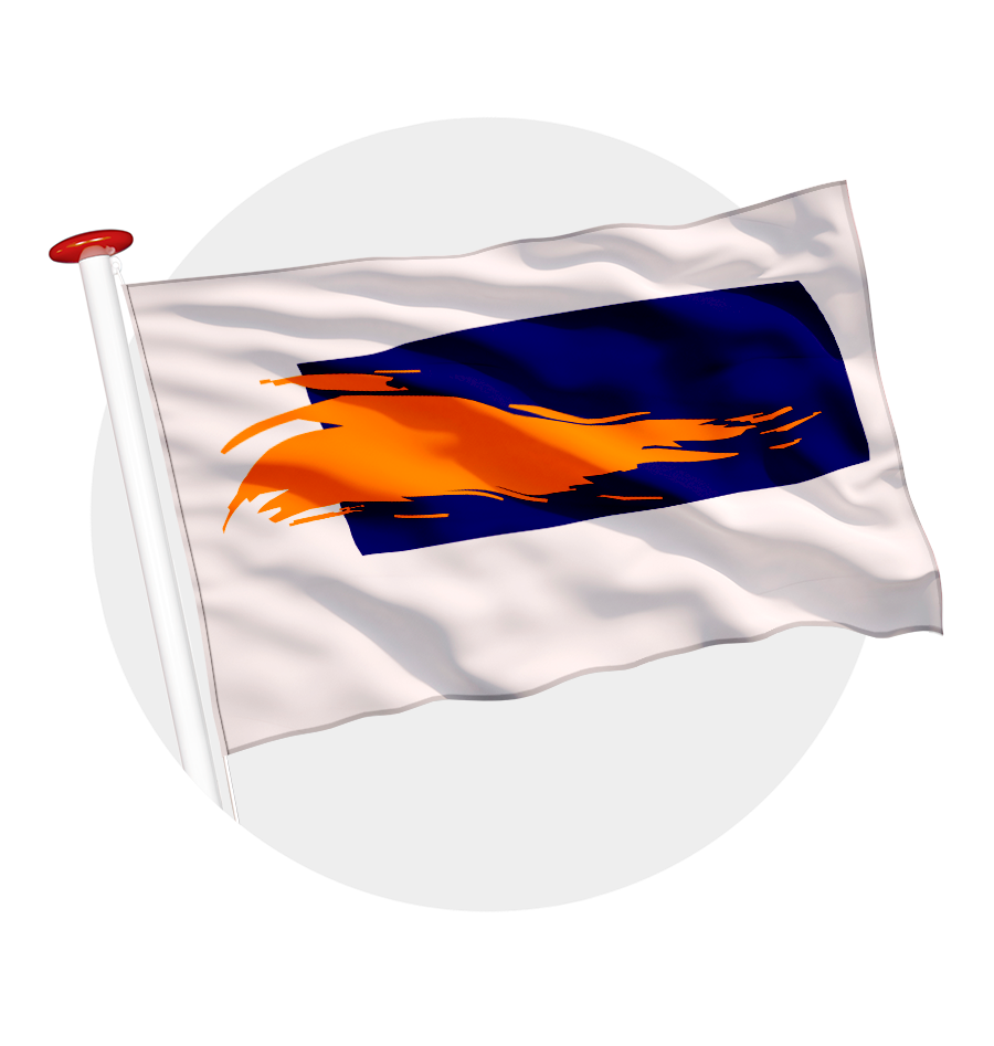 vlag Bergen Noord-Holland