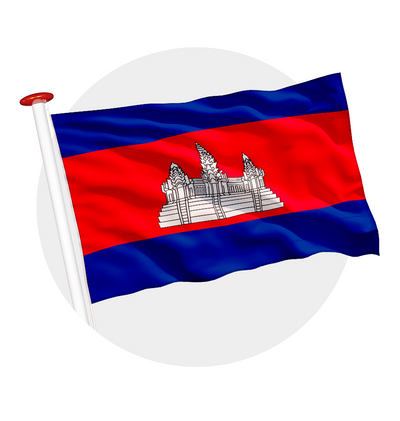 vlag cambodja