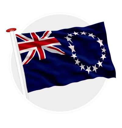 vlag Cookeilanden