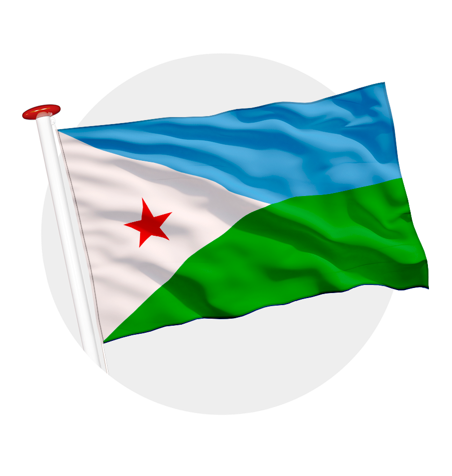 vlag Djibouti