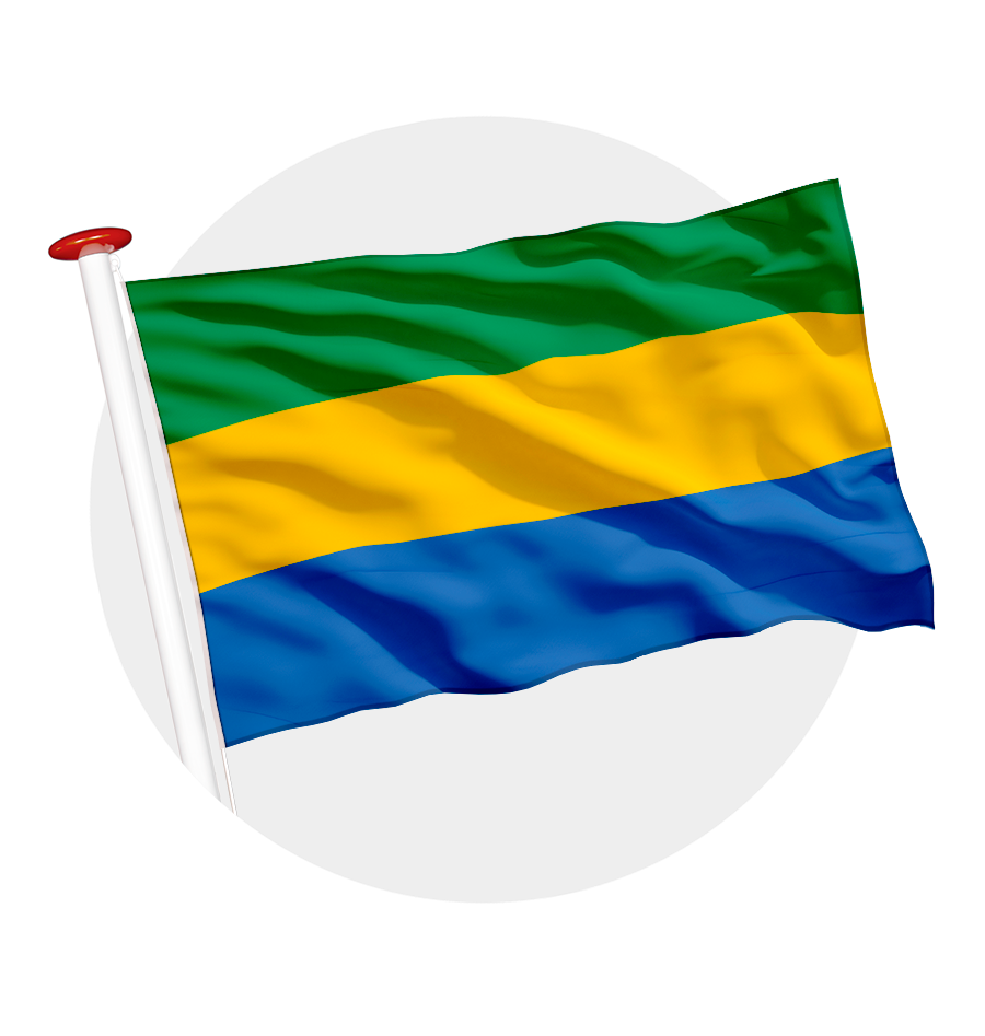vlag Gabon