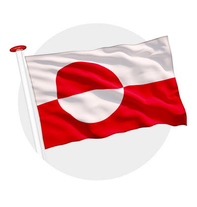 vlag Groenland