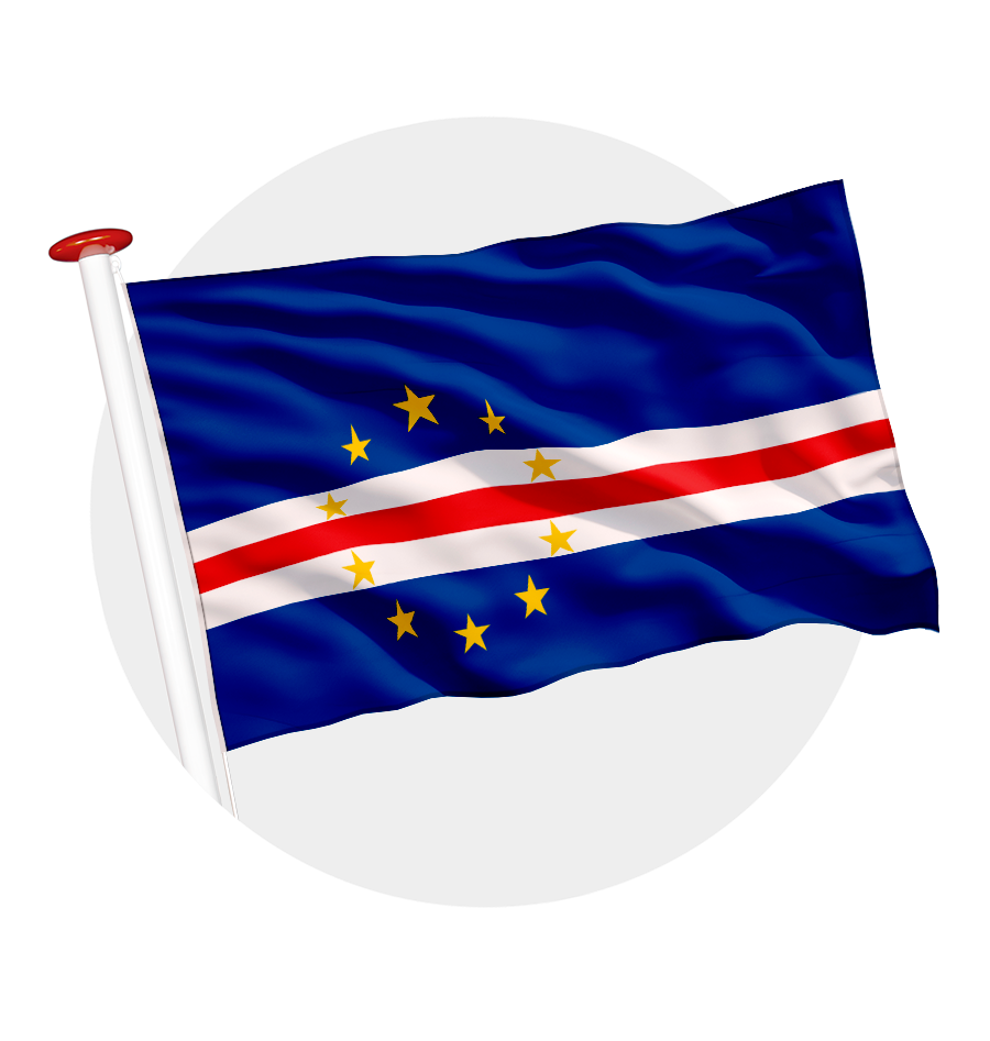 vlag Kaapverdische eilanden