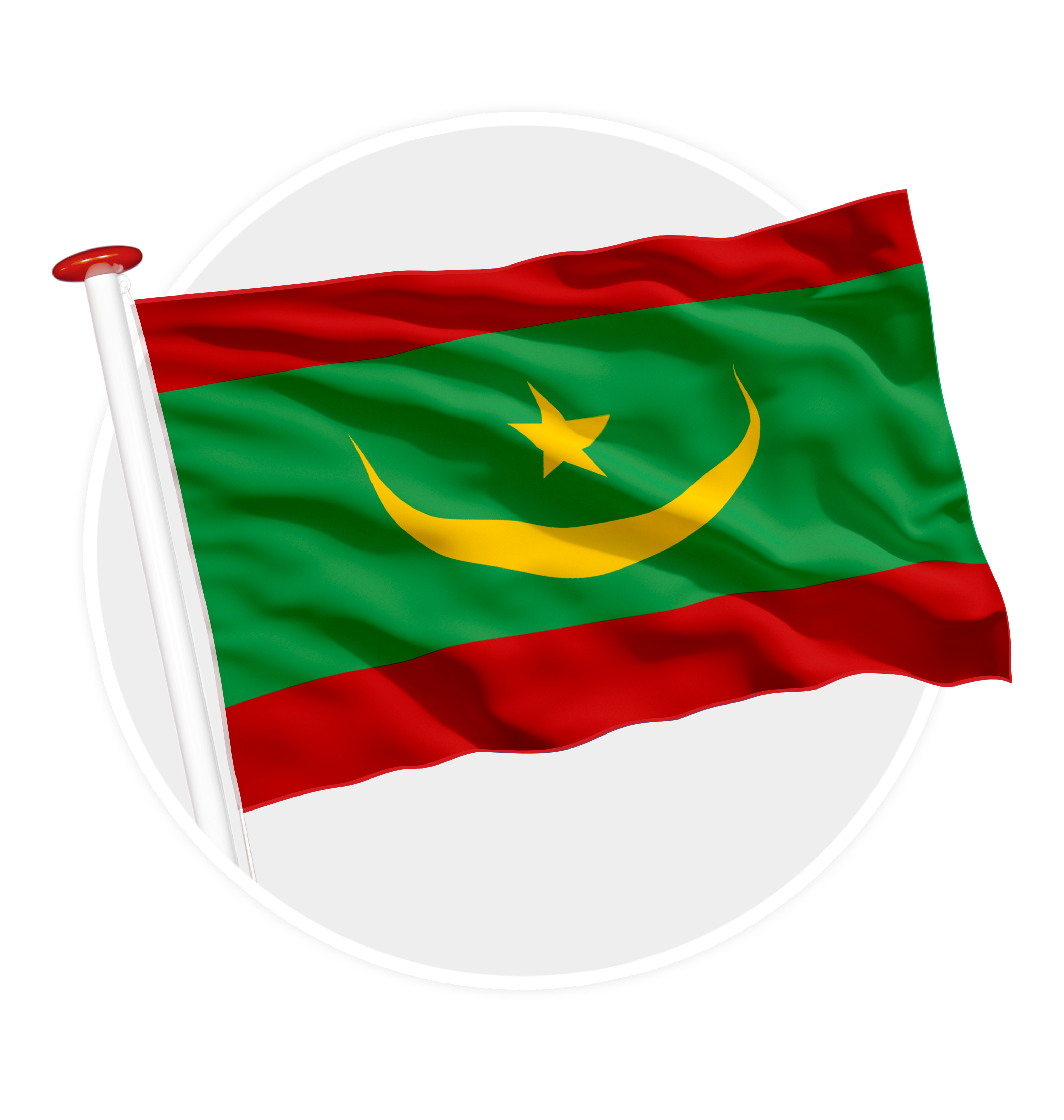 vlag mauritanie