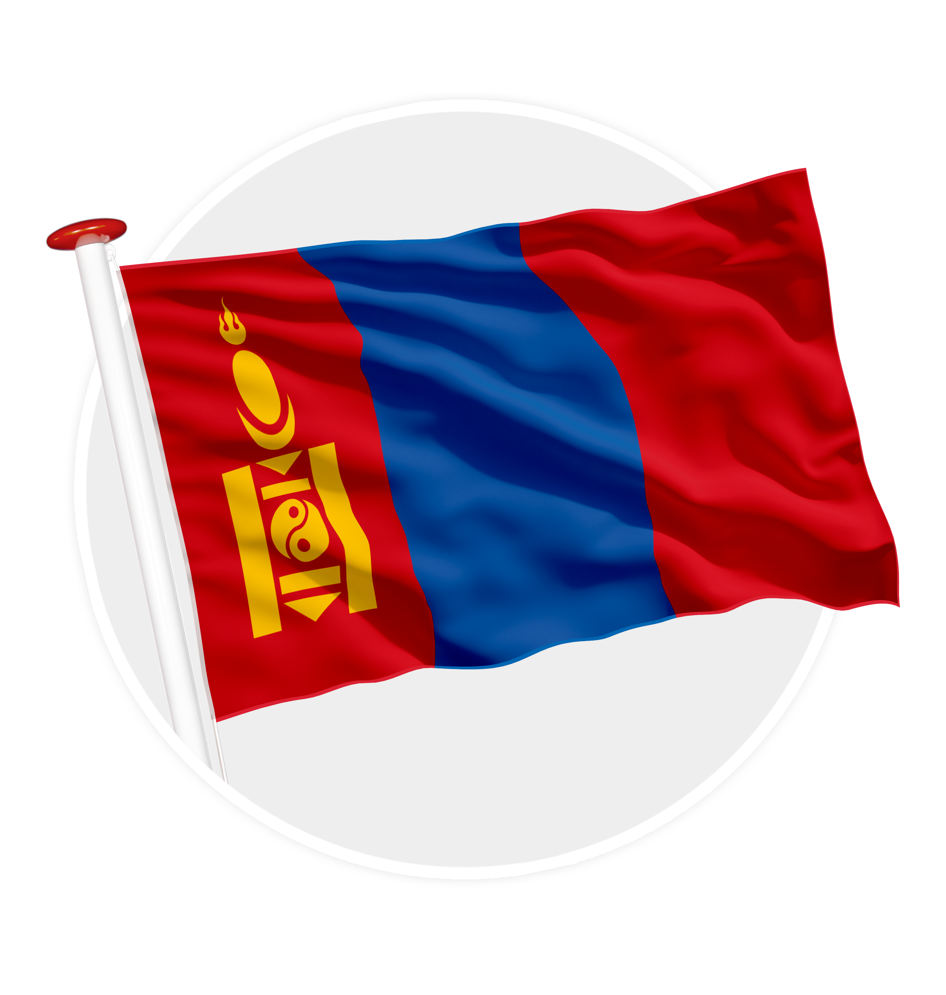 vlag Mongolie