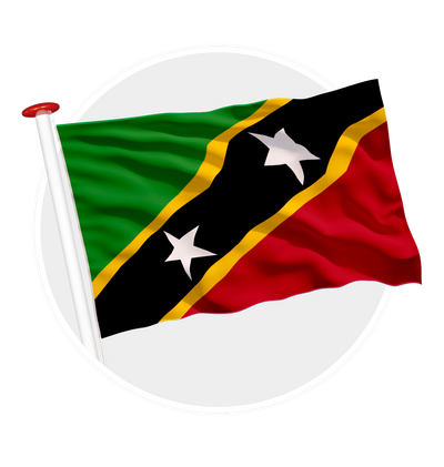 vlag Saint Kitts en Nevis
