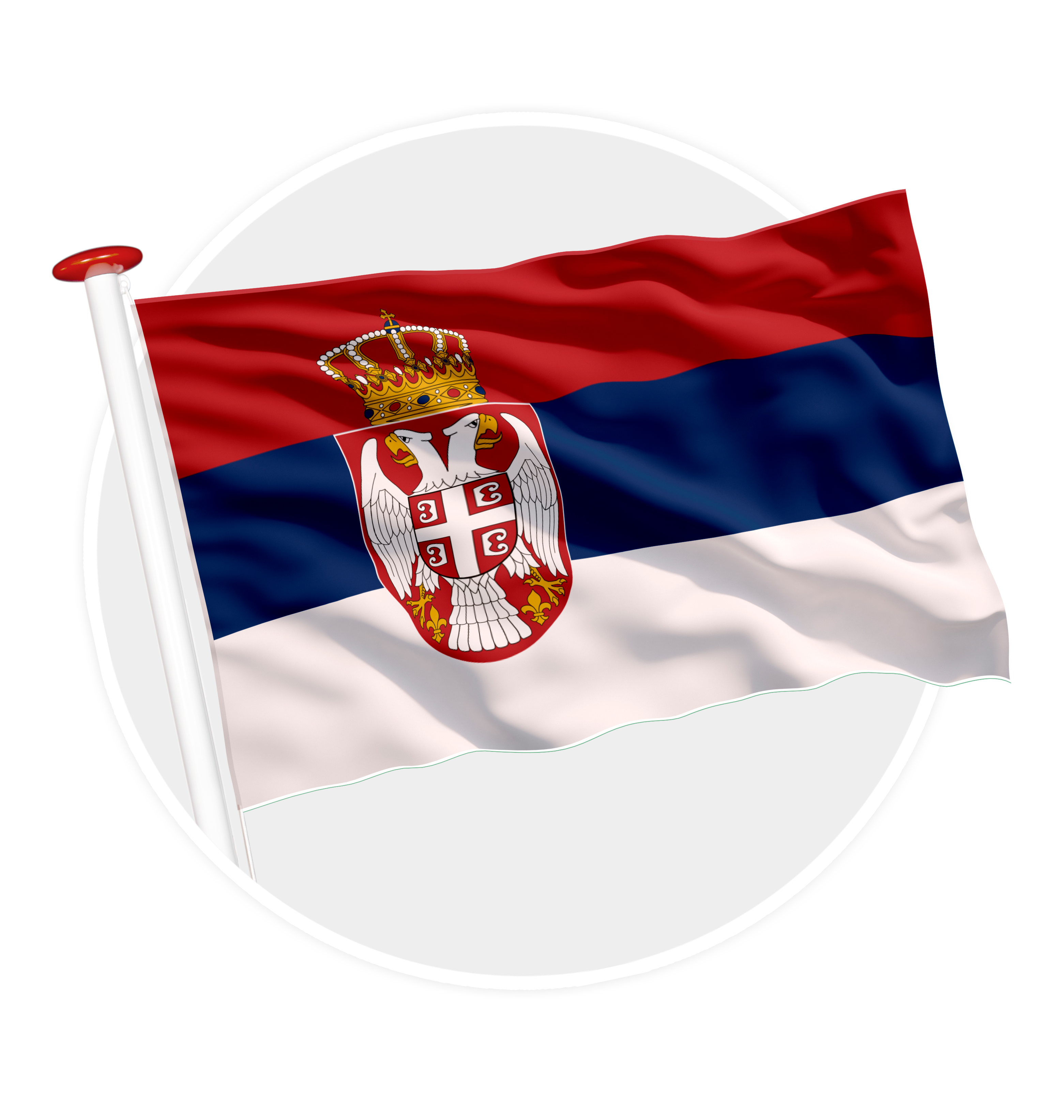 vlag Servie