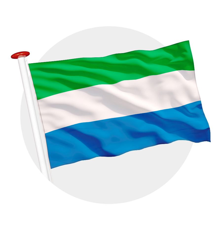 vlag Sierra Leone