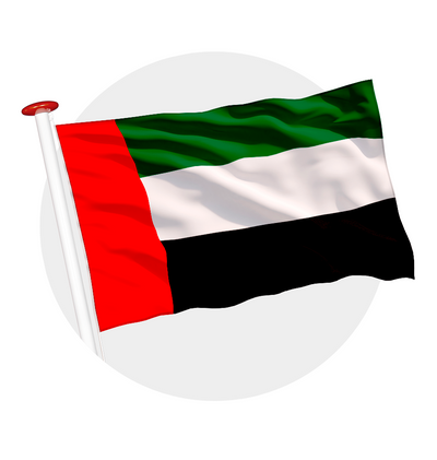 vlag Verenigde Arabische Emiraten
