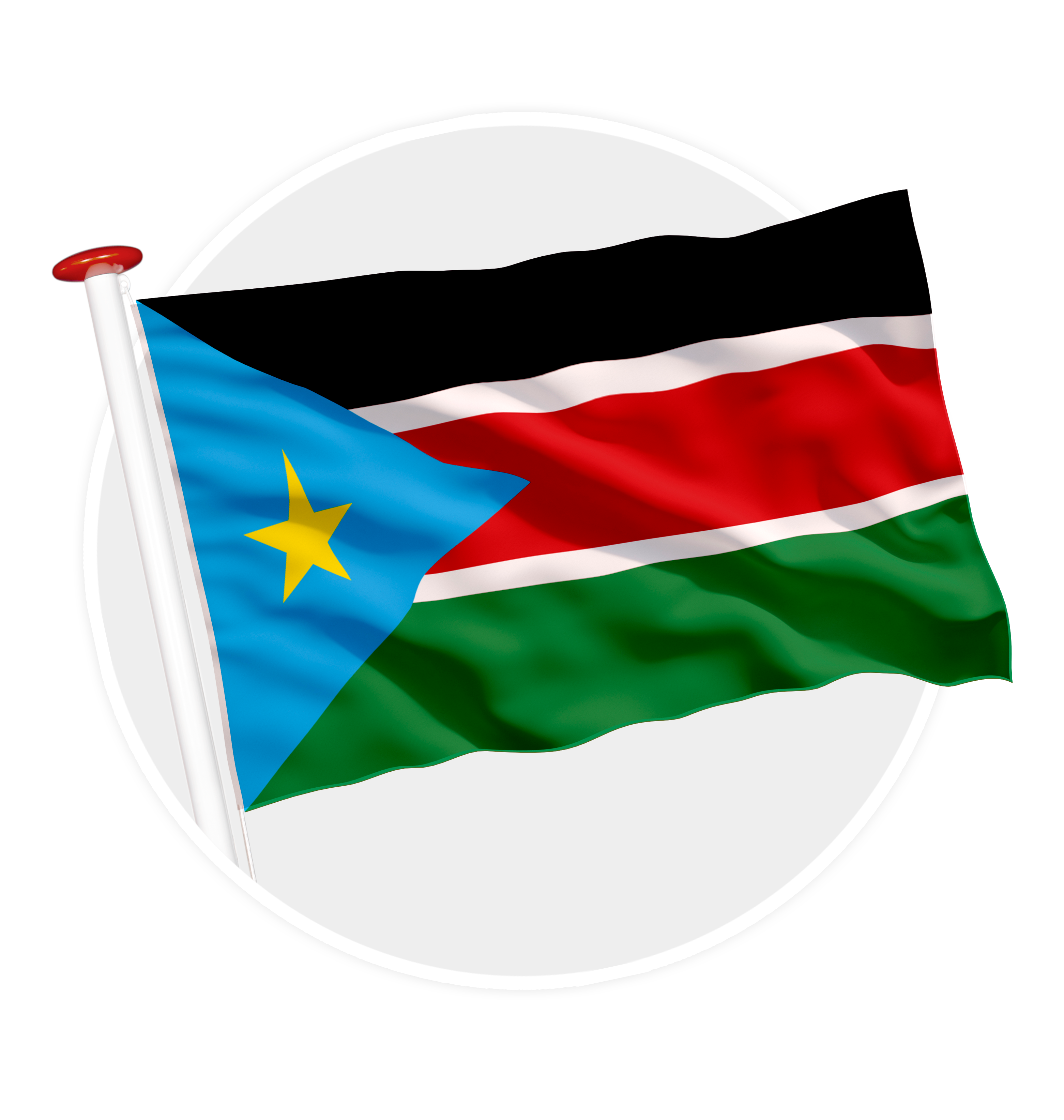 vlag Zuid Soedan