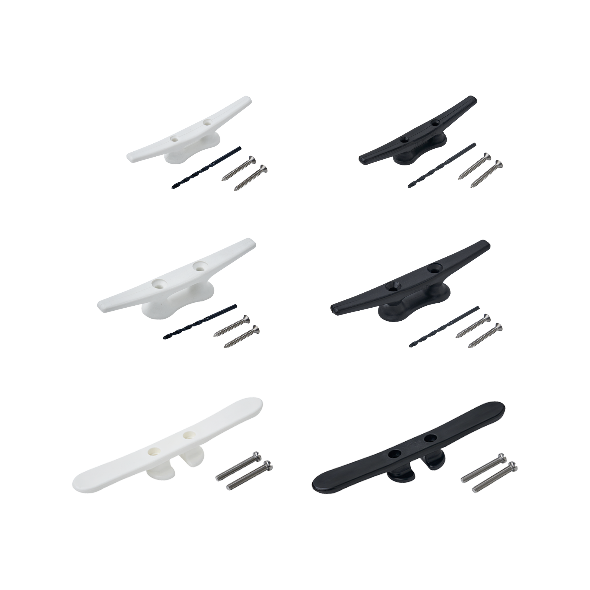 Vlaggenmast kikkers zwart en wit