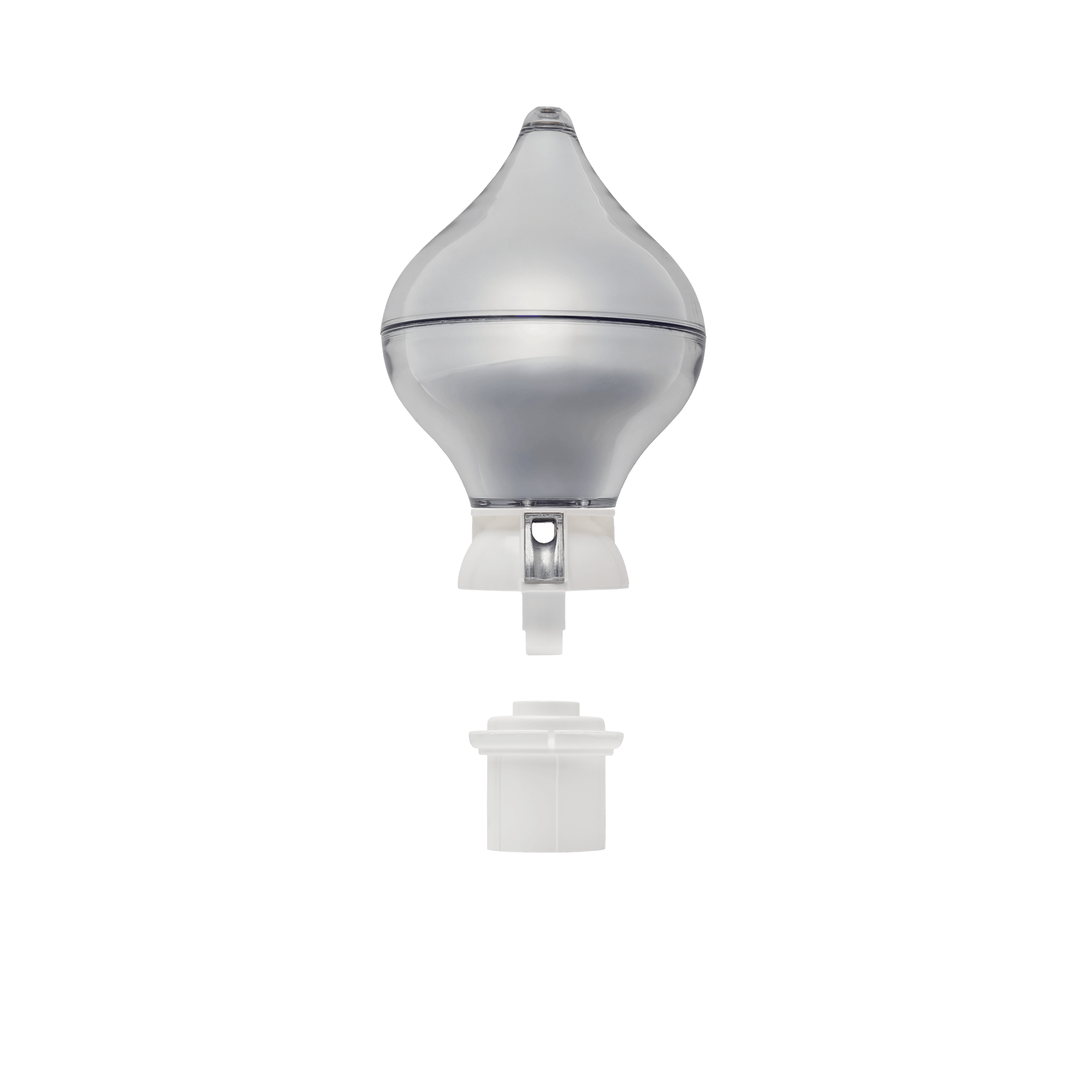 Vlaggenmastknop zilver – Peer