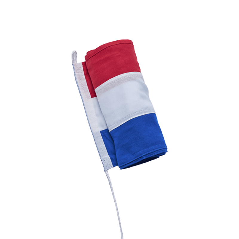 Fluisterwimpel 250–350 cm zonder stokje voor vlaggenmast bij woning