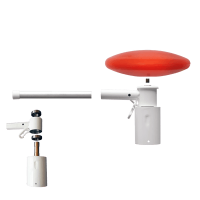 Draaitop met banieruithouder voor polyester vlaggenmast