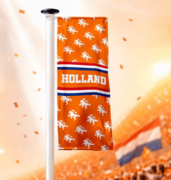 WK voetbalbanier Nederland Holland 2