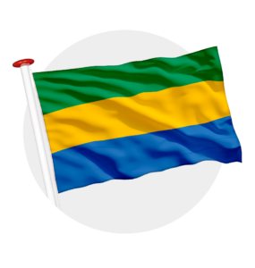 Vlag Gabon